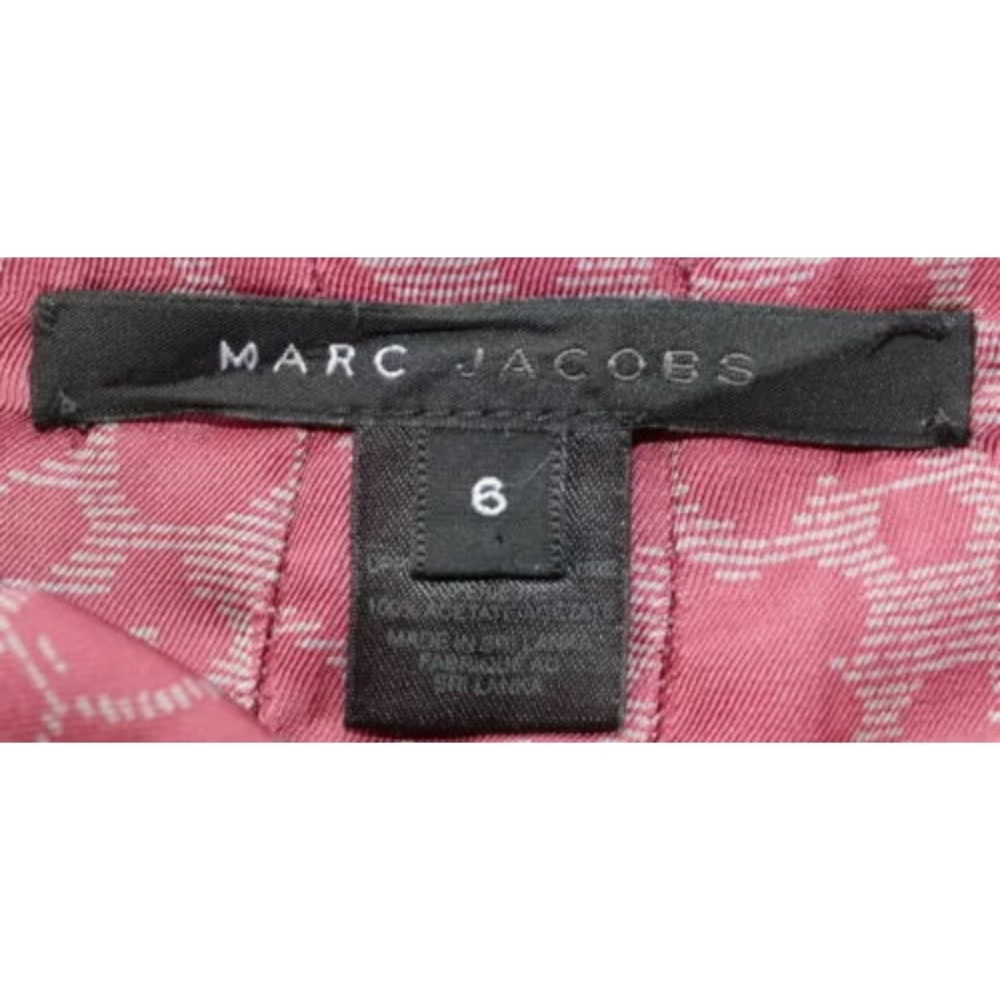 MARC JACOBS Pink SILK FLORAL PEASANT BLOUSE 6 - Picture 4 of 4